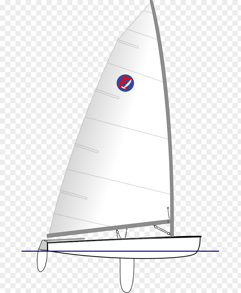 Front View Dinghy Sailing Sailboat PNG