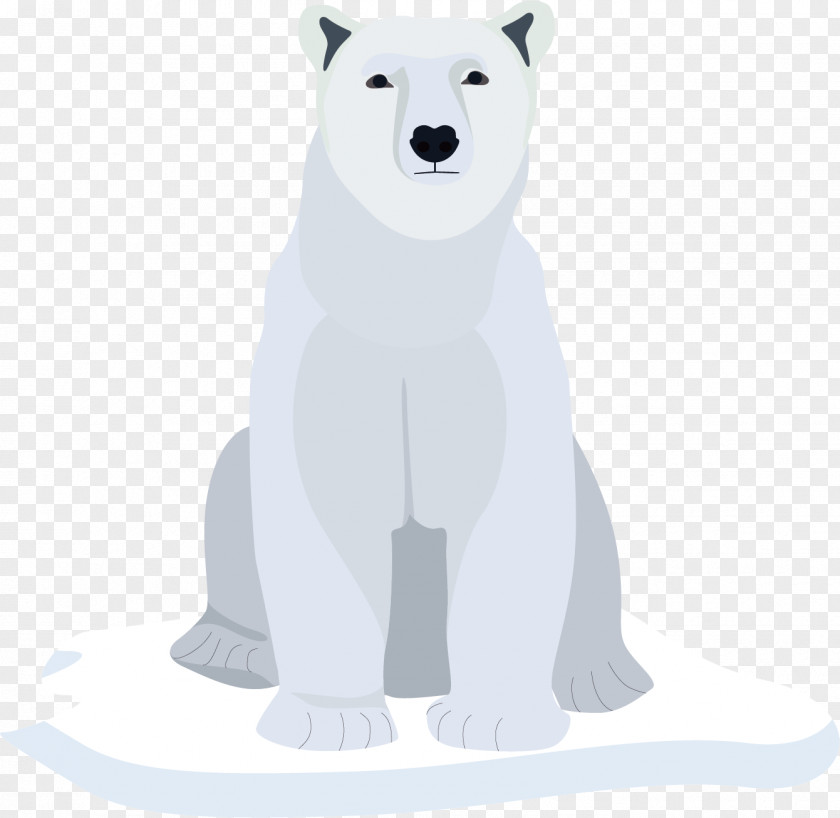 Vector Arctic Snow Winter Snows Polar Bear PNG