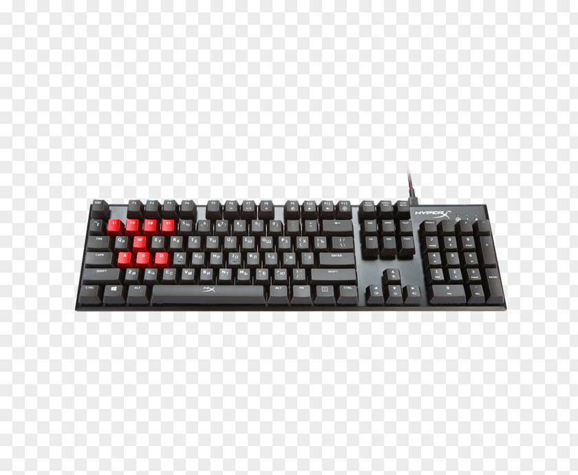 Cherry Computer Keyboard Electrical Switches Gaming Keypad Kingston HyperX Alloy PNG