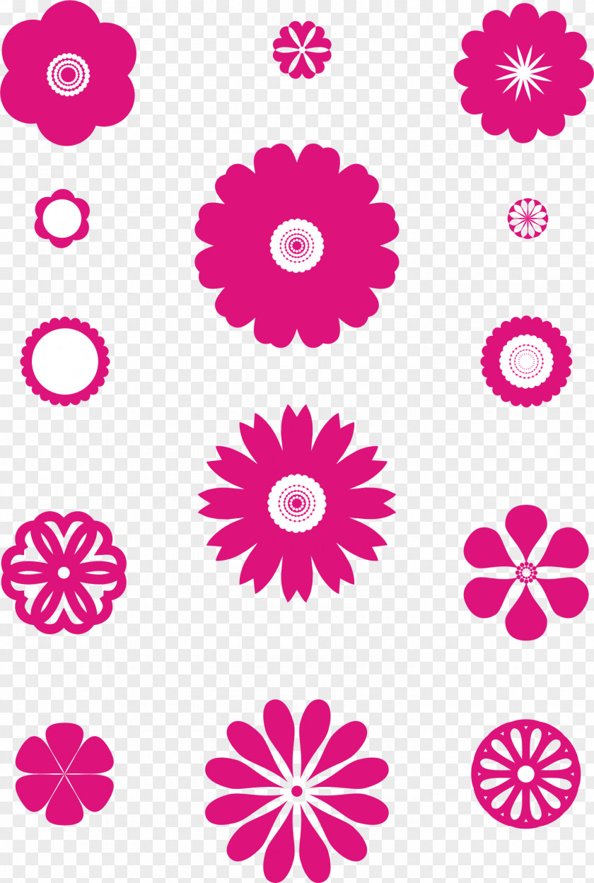 Flower Vector Drawing Clip Art PNG