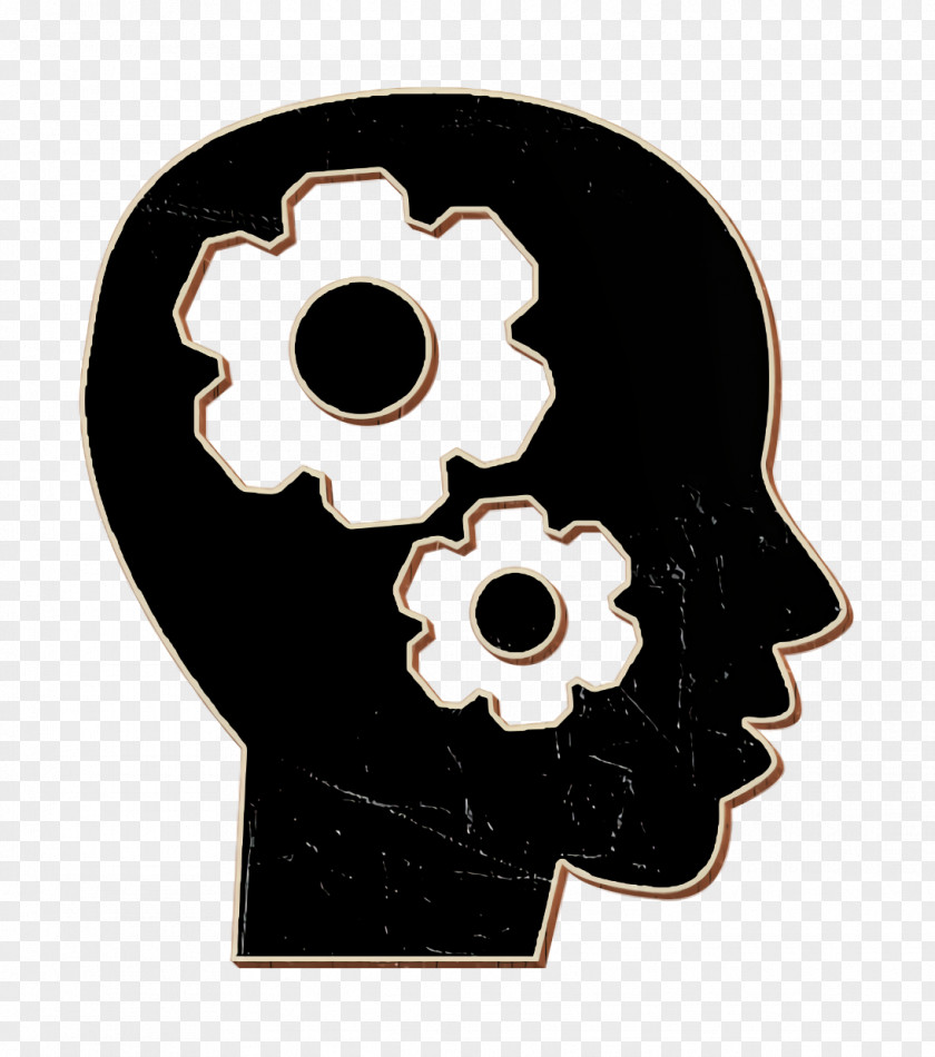 Gear Process Icon Academic 2 Education Gears In Bald Head Side View PNG