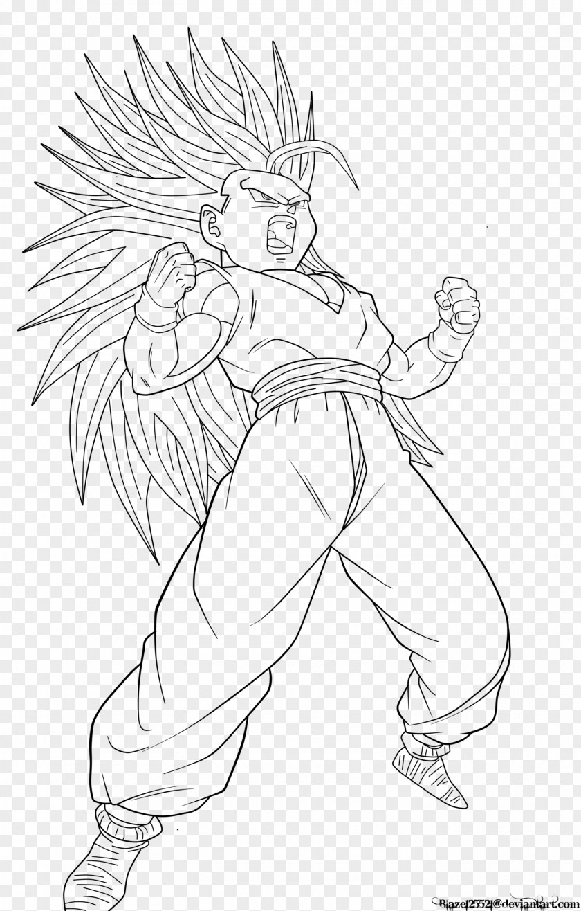Goku Gohan Line Art Vegeta Master Roshi PNG