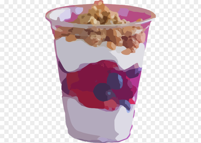 Parfait Cliparts Ice Cream Frozen Yogurt Fruit Salad Clip Art PNG