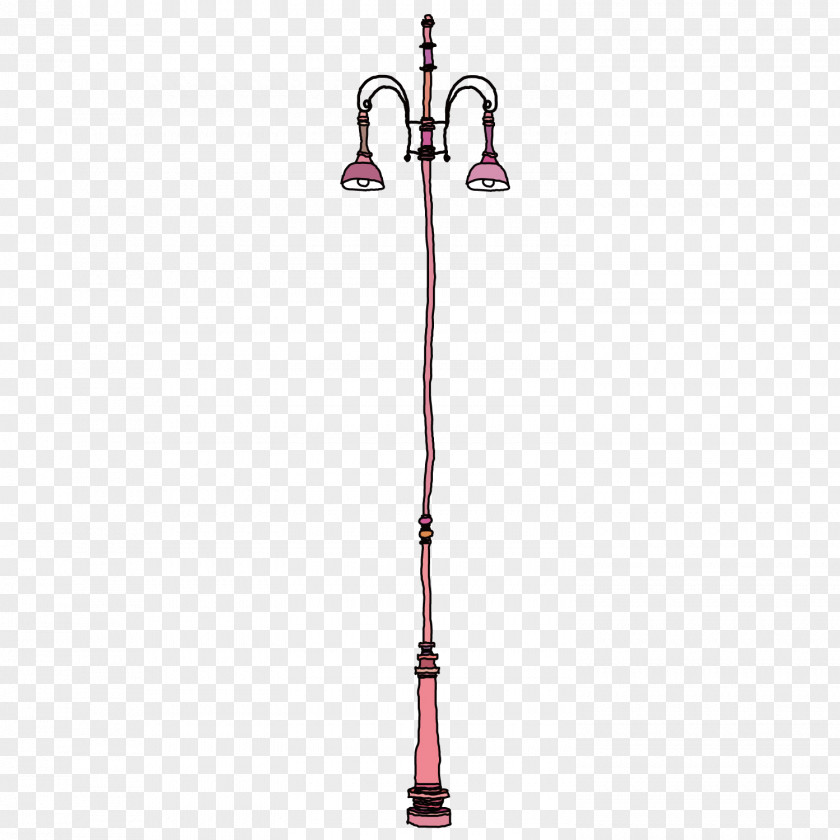 Pink Street Light PNG