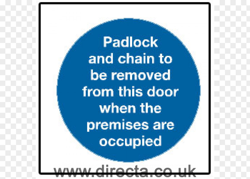 Take The Door Fire Safety Padlock PNG