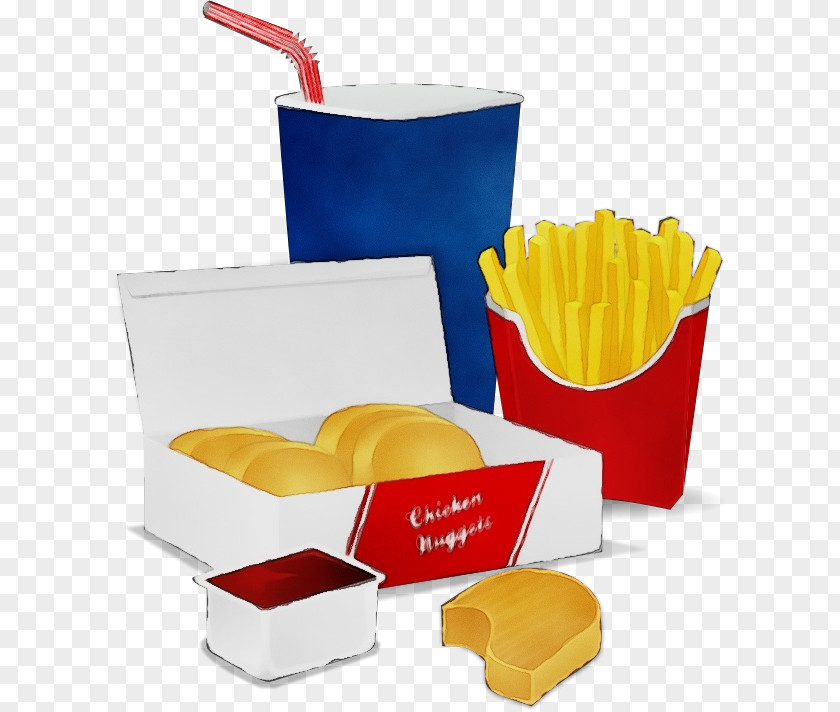 Box Plastic French Fries PNG
