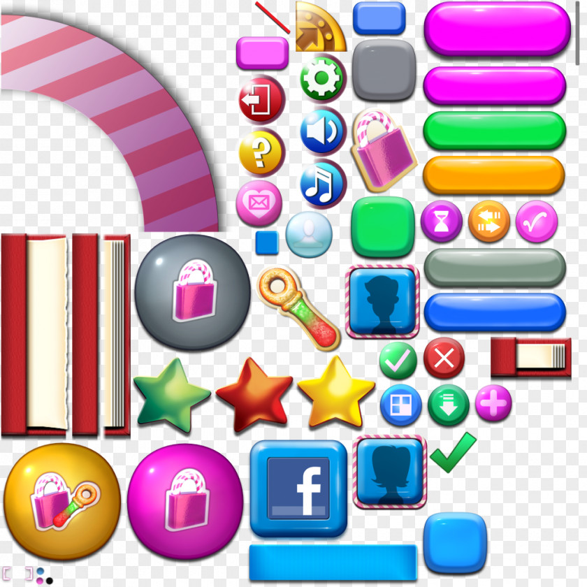 Candy Icons Crush Saga Soda Jelly PNG