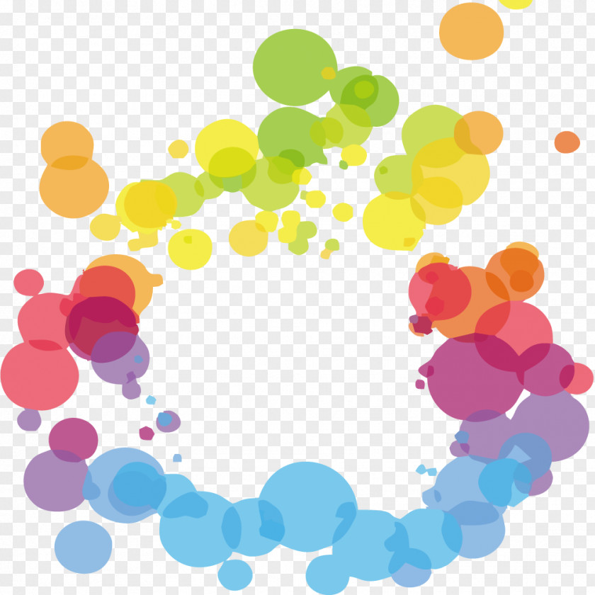 Colored Circles Colorful Border Circle Color Disk Clip Art PNG