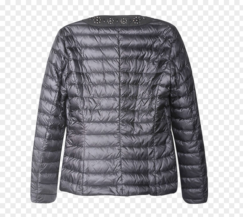 Ms. Down Jacket Leather Outerwear Moncler PNG