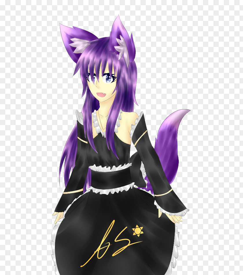 Purple Kitsune Legendary Creature Violet Art PNG