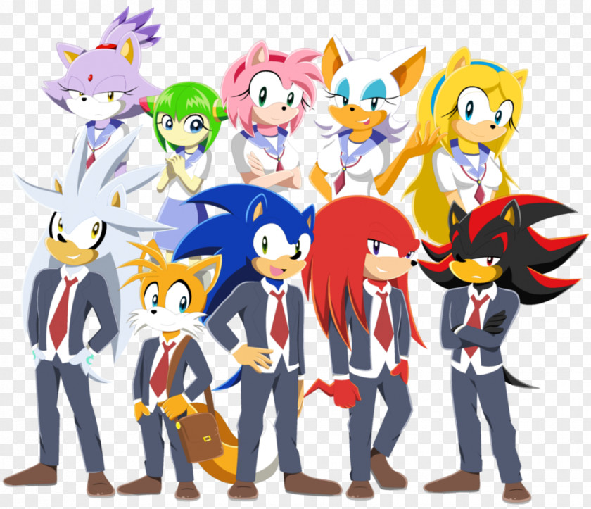 Sonic Friends The Hedgehog Chaos National Secondary School High PNG