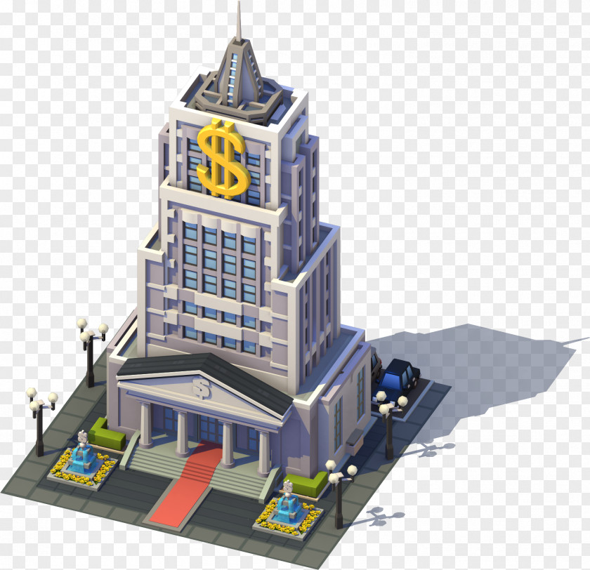 Tower SimCity Social BuildIt City-building Game Video PNG