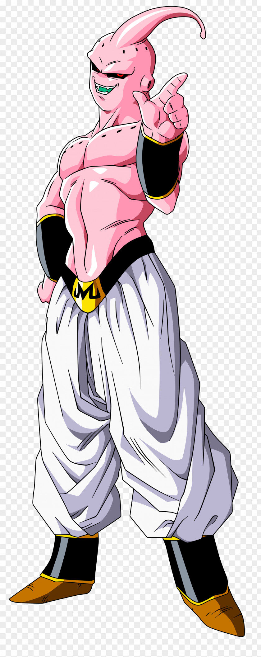 VİLLAİN Majin Buu Goku Vegeta Frieza Babidi PNG