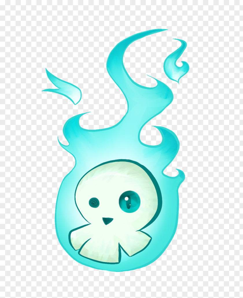 Wisp Turquoise Animal Character Fiction Clip Art PNG