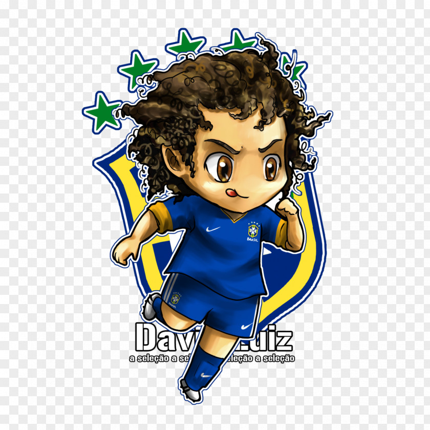 David Luiz Cartoon Animaatio Figurine Character PNG