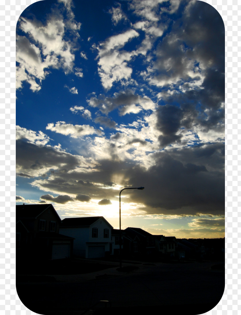 Deep Sky Cumulus Sunset Sunrise Dusk Energy PNG