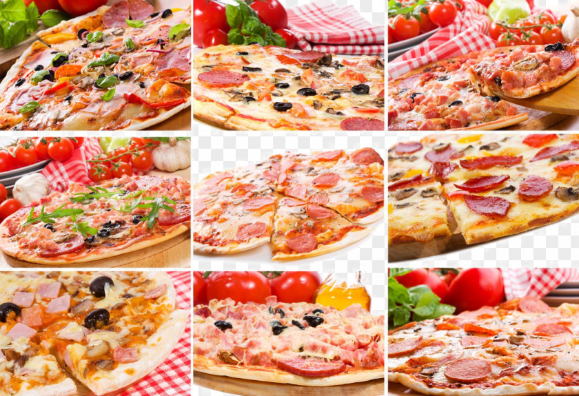 Gourmet Pizza Fast Food Italian-American Cuisine Salami Restaurant PNG