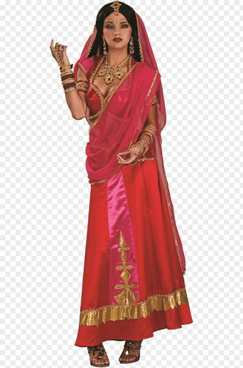 Bollywood Costume Party Sari Clothing Halloween PNG