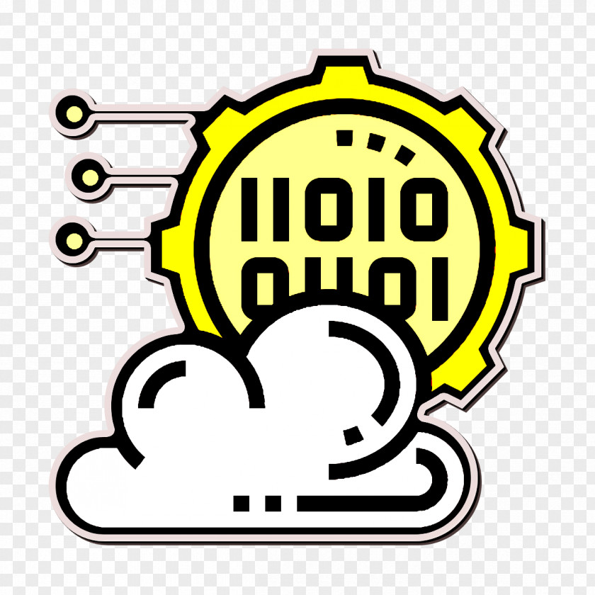 Cyber Crime Icon Cloud Processing Programming PNG