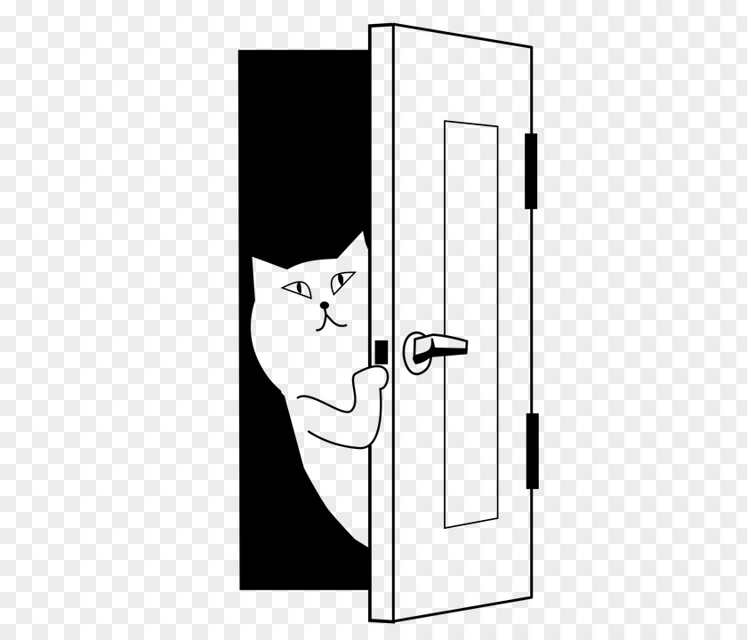 Door Coloring Book Hanger Cat Drawing PNG