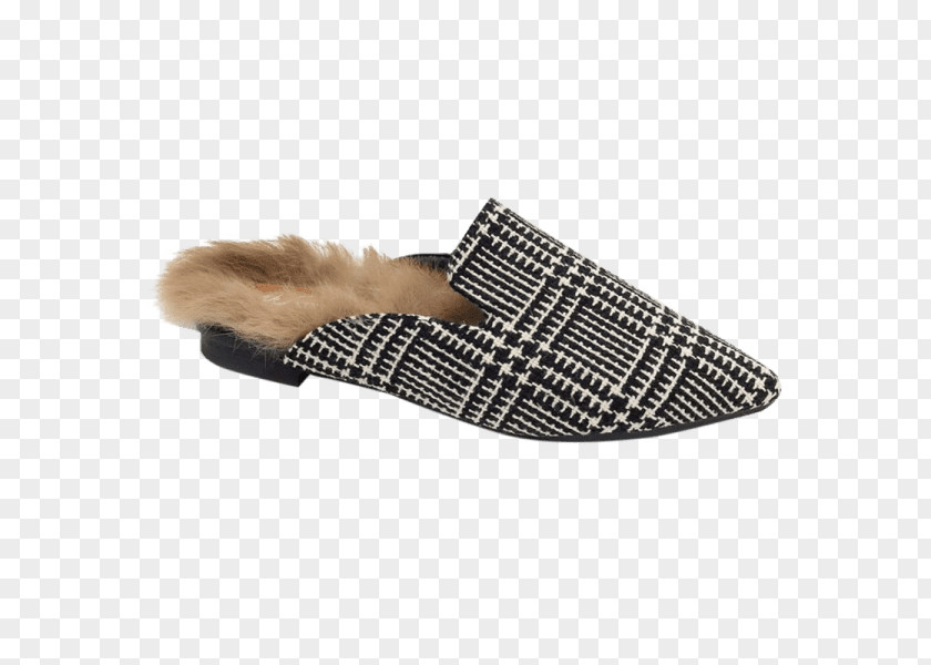 Men's Pointed Shoes Slipper Slip-on Shoe Footwear Brown PNG