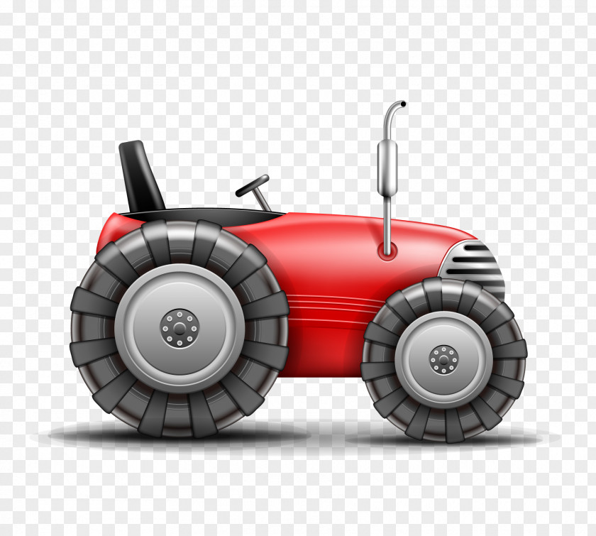 Vector Tractor John Deere Two-wheel Agriculture PNG