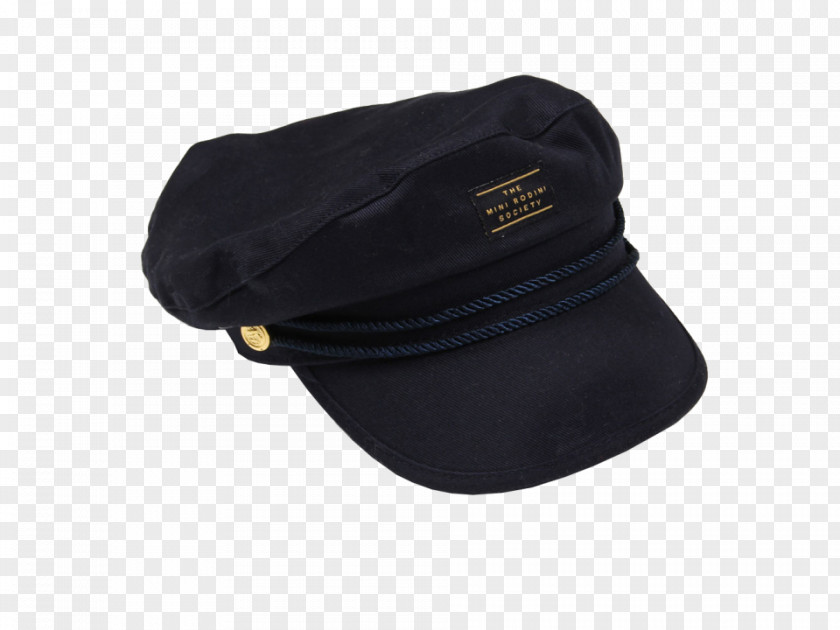 Captains Hat Black M PNG