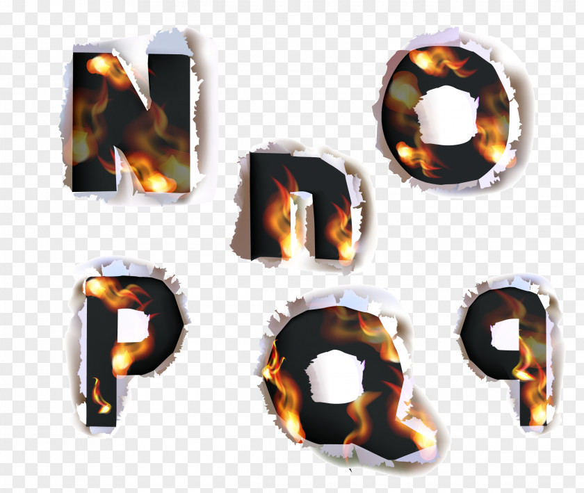 Flame Tear The Letter Paper Fire PNG