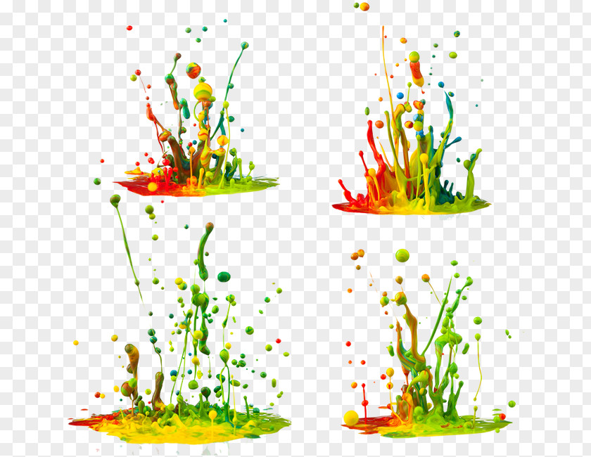 Spray,Water Ripples Pigment Color Paint Ink PNG