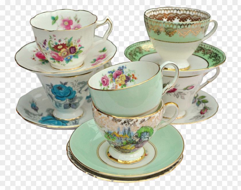 Afternoon Tea Saucer Tableware Teacup Coffee Cup PNG