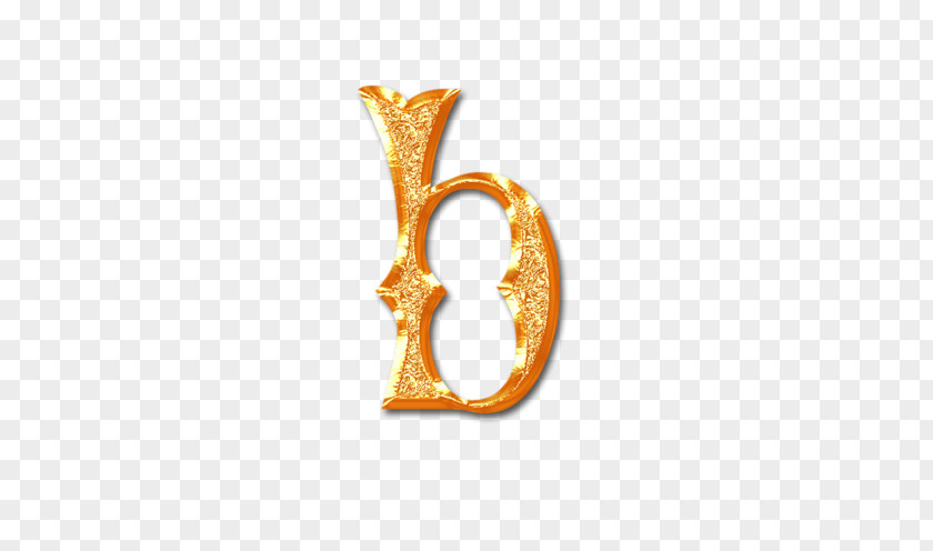 Letter Gold Body Jewellery Font PNG