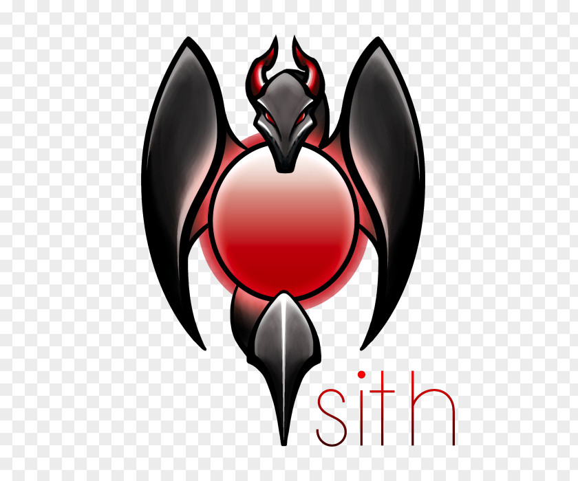 Sith Logo Character Beak Font PNG