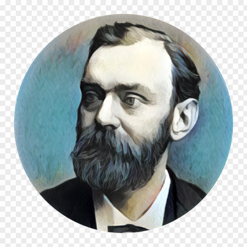 Alfred Nobel (1833-1896) Sweden Inventor Prize PNG