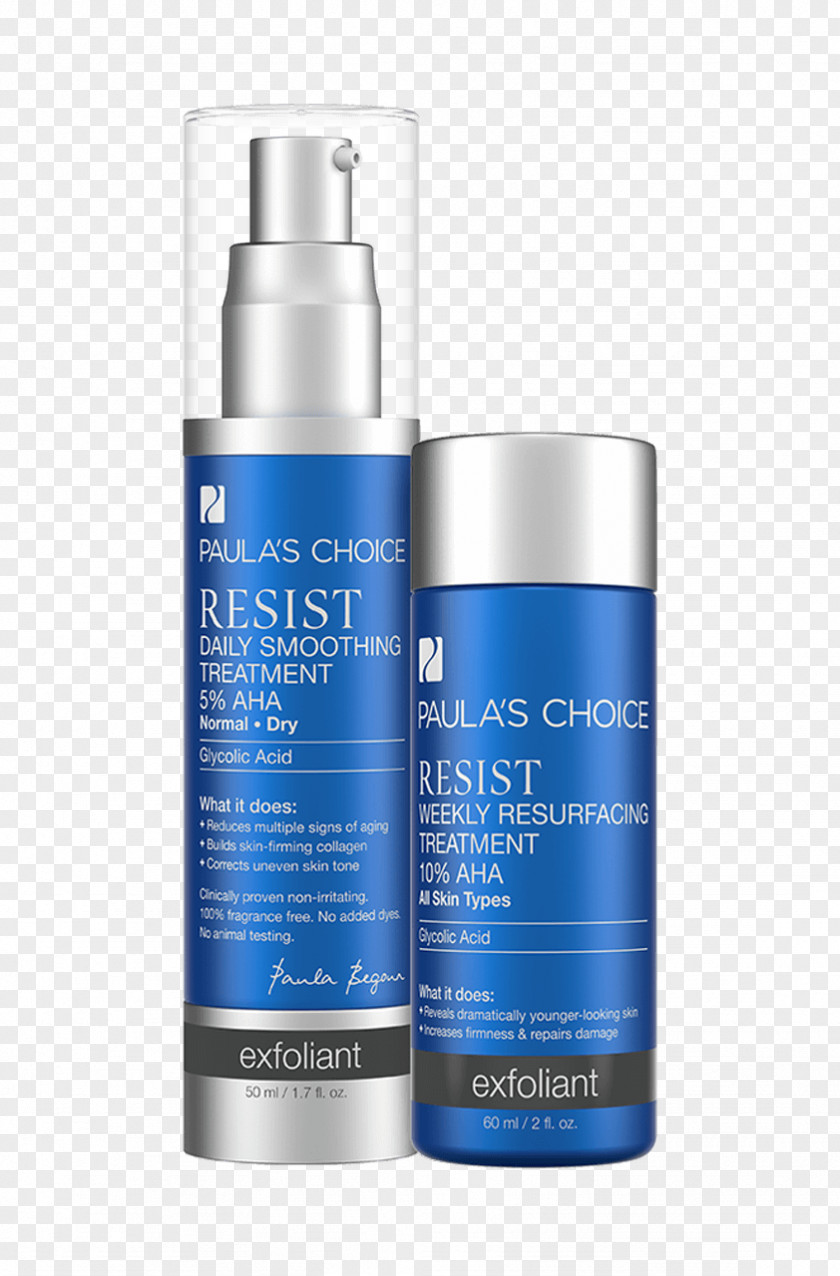 Resist Paula's Choice RESIST Weekly Resurfacing Treatment 10% AHA Alpha Hydroxy Acid Exfoliation Intensive Wrinkle-Repair Retinol Serum Skin PNG