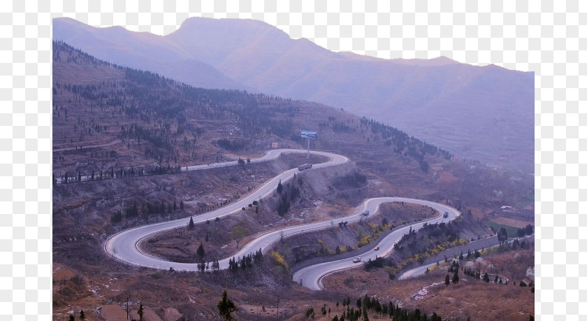 Bend The Mountain Road Haiti Qingzhou Prezidan Euclidean Vector PNG
