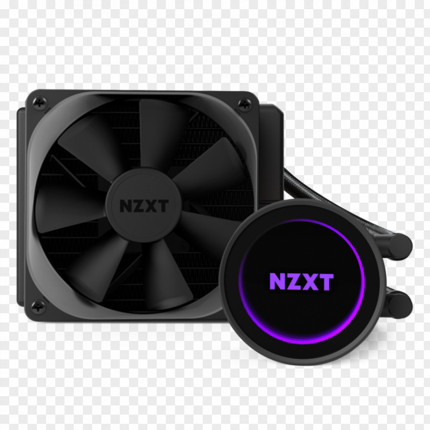 Computer NZXT Kraken AIO Liquid CPU Cooler System Cooling Parts Cases & Housings Nzxt X72 Aio 360mm Black Rlkrx7201 PNG