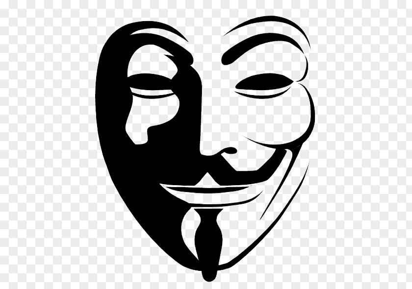 V For Vendetta Transparent Image Anonymous Icon PNG