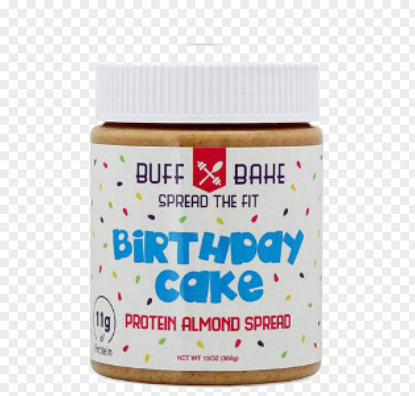 Butter Birthday Cake Dietary Supplement Almond Spread Protein PNG