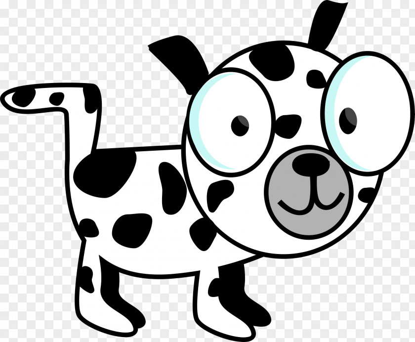 Dog Cartoon Dalmatian Puppy Drawing Clip Art PNG