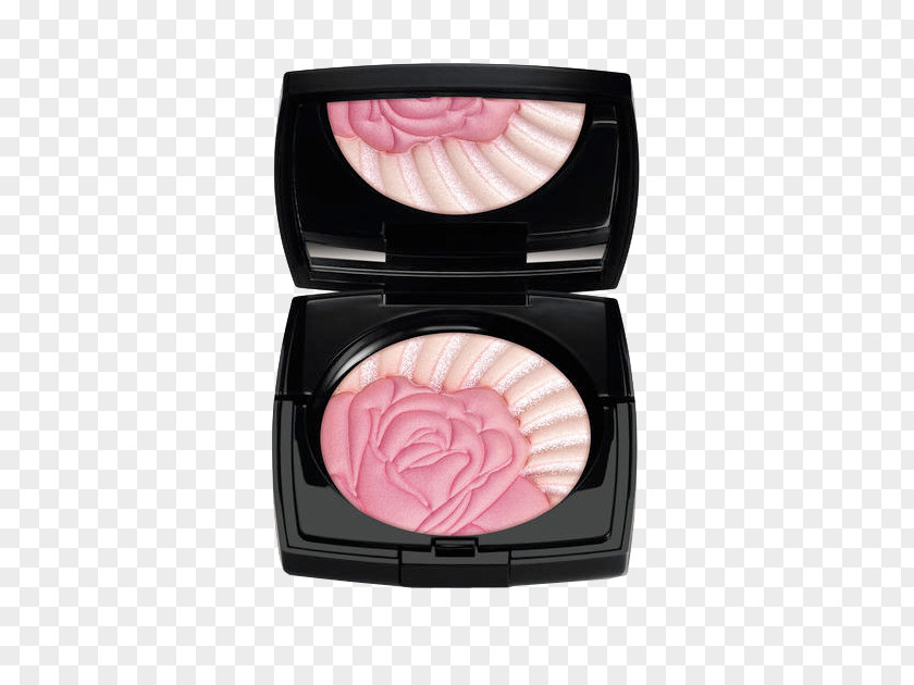 Fashion Beauty Eye Shadow Rouge Face Powder Cosmetics Compact PNG