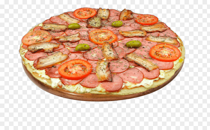 Pizza California-style Sicilian Linguiça Calabresa Salami PNG
