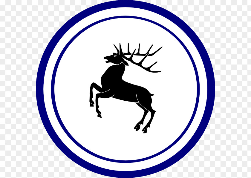 A Deer Stumbled By Stone Red Coat Of Arms Hart White-tailed PNG