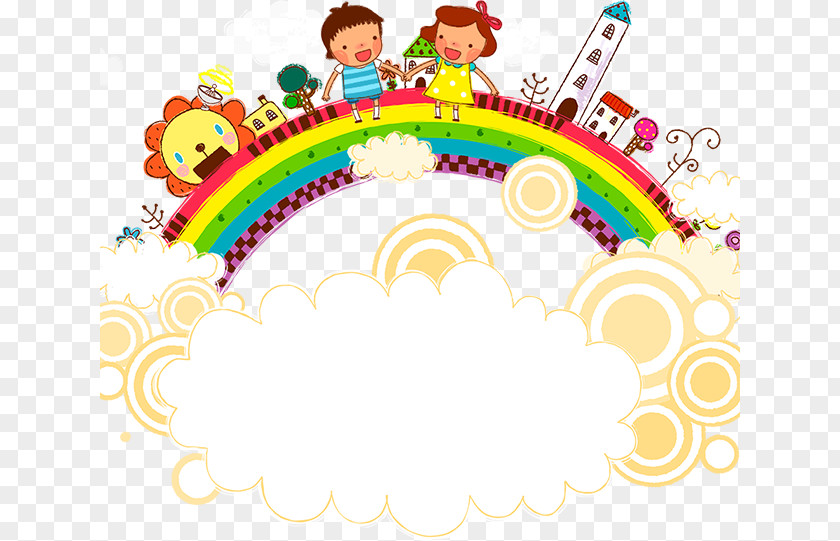 Rainbow Bridge Child Stock Illustration Clip Art PNG