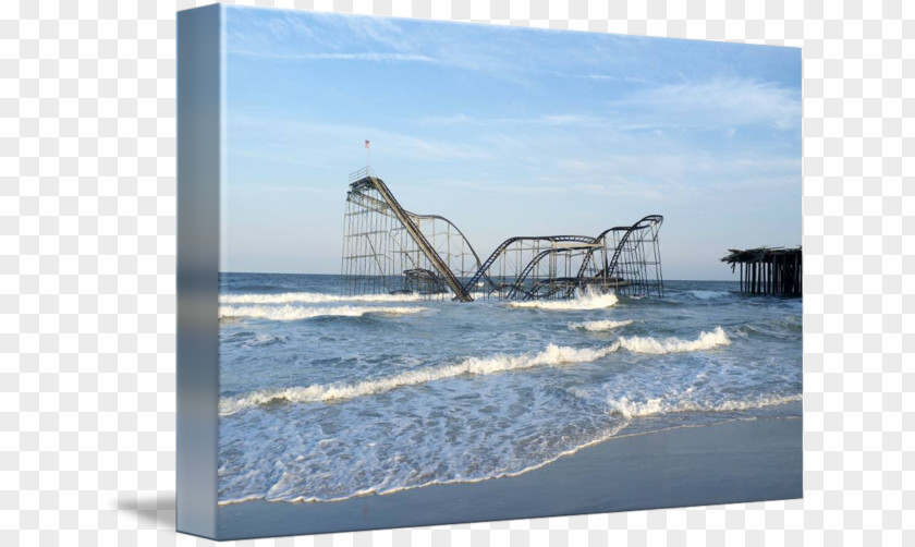 Sea Shore Seaside Heights Water Resources Gallery Wrap PNG