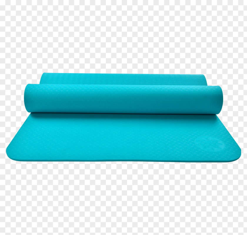 Design Yoga & Pilates Mats Turquoise Rectangle PNG