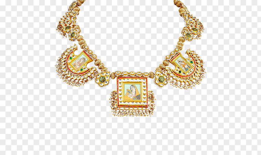 Goddess Lakshmi Necklace Tanishq Jewellery Gemstone Jewelry Design PNG