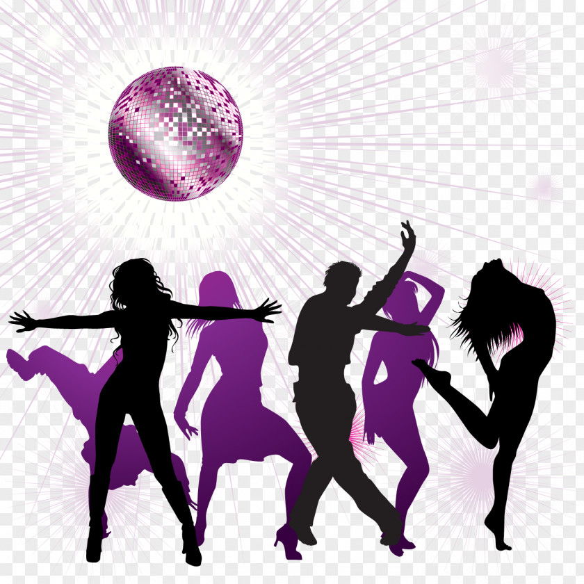 Ray Concert Poster Vector Crystal Ball Disco Nightclub Dance PNG