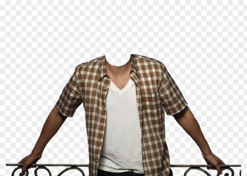 Uj Sleeve T-shirt Shoulder Tartan Outerwear PNG
