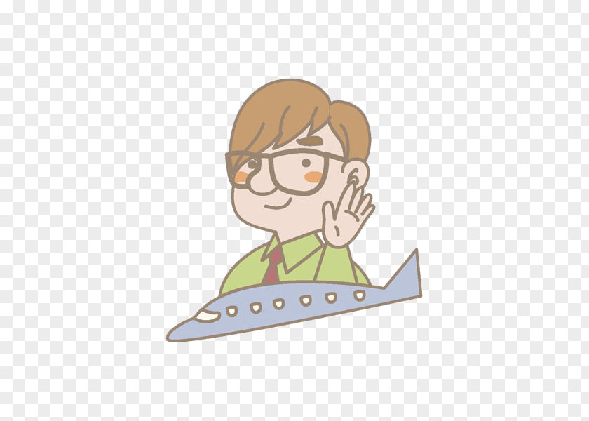 Airplane Man Paper Drawing Clip Art PNG