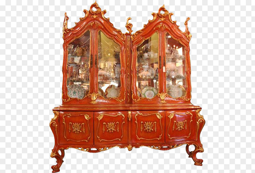 Antique Buffets & Sideboards Chiffonier Napoleon III Style Carving PNG